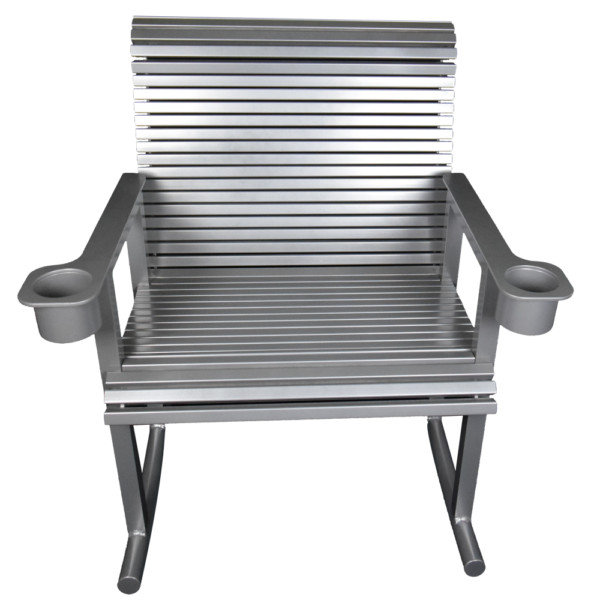 Chair 30in* rocker with dual wide-format cup holder