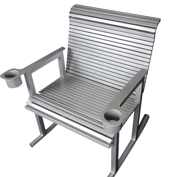 Chair 30in* rocker with dual wide-format cup holder - Image 2